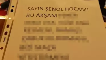 Mübarek Ramazan ayında imama bırakılan nota bakar mısınız 