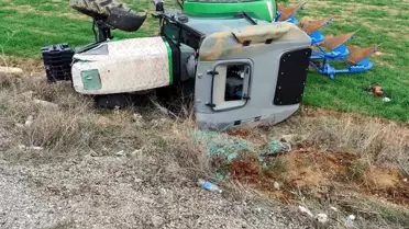 Isparta'da Traktör Kazası: Sürücü Yaralı