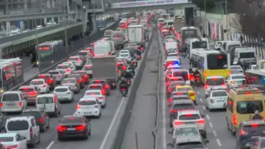 İstanbul'da Trafik Yoğunluğu Yüzde 85