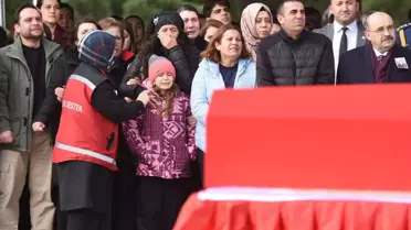 Şehit babaya son veda