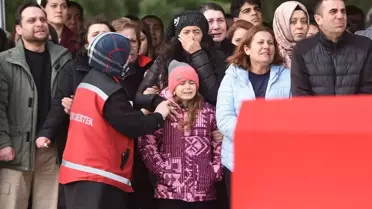 Şehit babaya son veda