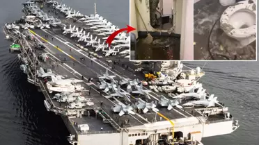 Trump'ın İran saldırısı için gönderdiği geminin rezilliğine bakın! Personel canından bezdi