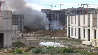 Tuzla'da İşçi Konteynerlerinde Yangın