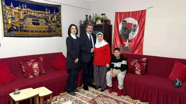 Vali Tavlı, şehit ailesiyle iftar yaptı