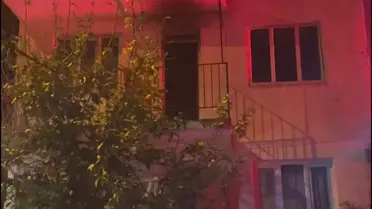 Aydın'da Apartman Yangını: Ev Sahibi Hastaneye Kaldırıldı