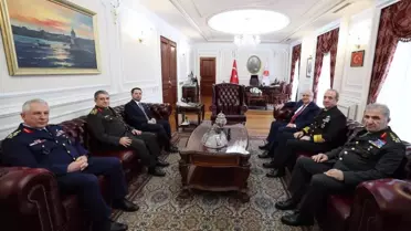Savunma Bakanı'ndan Adalet Bakanı'na Ziyaret