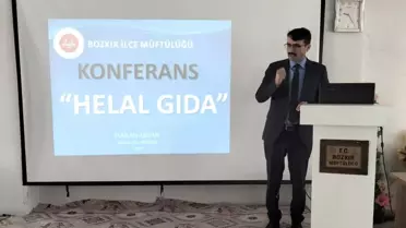 Bozkır'da 'Helal Gıda' Konferansı Düzenlendi
