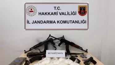 Hakkari'de Uyuşturucu ve Silah Operasyonu