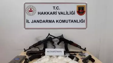 Hakkari'de Uyuşturucu ve Silah Operasyonu