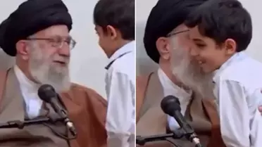 'Dua edin, şehit olayım' diyen çocuğa Hamaney'den bomba yanıt