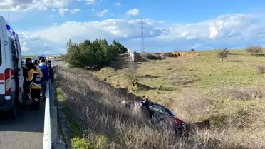 Edirne'de Trafik Kazası: 3 Yaralı
