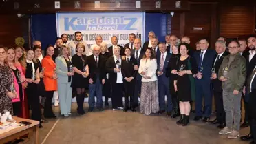 Karadeniz'de 'yılın değerleri' ödüllerini aldı