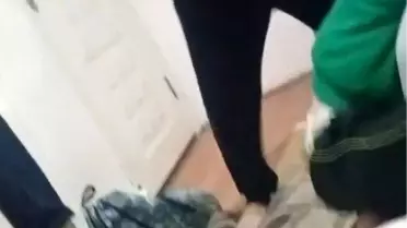 Kayseri'de Çocuğa Şiddet Anları Kaydedildi