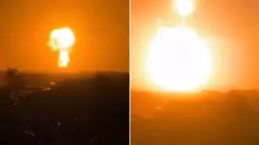 Korkulan oldu! Gökyüzü bir anda turuncuya döndü, bölge tahliye edildi