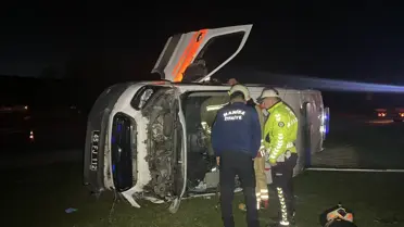 Manisa'da Ambulans Kazası: 5 Yaralı