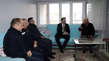 Kaymakam Eser, Kıbrıs Gazisi'ni Ziyaret Etti