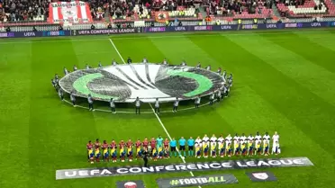 Samsunspor - Shkendija Maçı Beraber Başladı