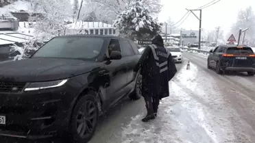 Uludağ'a çıkanlara jandarma izin vermedi