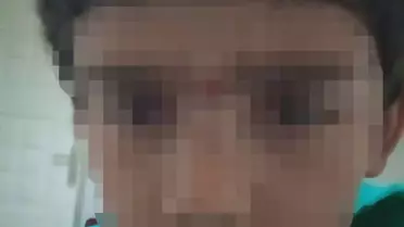 Üvey babanın, 9 yaşındaki çocuğa şiddeti kamerada