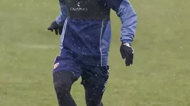 Kayserispor Kar Yağışı Altında Antrenman Yaptı