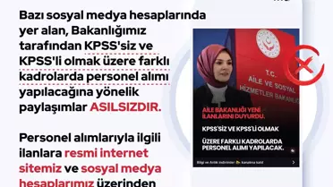Bakanlıktan KPSS İddialarına Yanıt