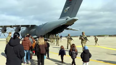 Mehmetçikler Almanya'dan Döndü