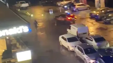 Zonguldak'ta AVM Otoparkında Kavga