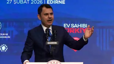 Bakan Kurum: '11 ilimizde eş zamanlı çalışarak bir Avrupa ülkesi büyüklüğündeki alanı yeniden inşa ettik'