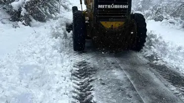 Bartın'da Karla Mücadele Çalışmaları Devam Ediyor