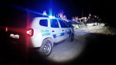 Bataklığa saplanan hayvan kurtarıldı