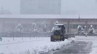 Batman'da Kar Yağışı 115 Yolu Kapadı