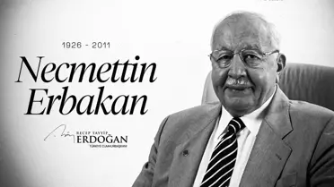 Cumhurbaşkanı Erdoğan, Necmettin Erbakan'ı vefatının 15'inci yılında andı