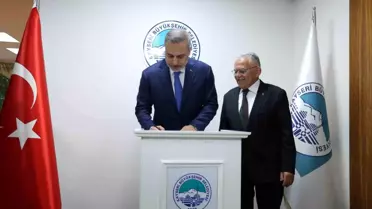 Dışişleri Bakanı Fidan Kayseri'de