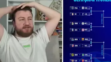 Galatasaray'ın Liverpool ile eşleştiğini görünce canlı yayında orucunu bozdu