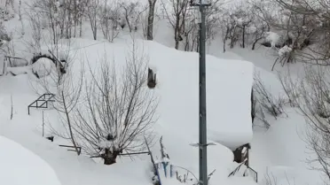 Bingöl'de Kar Yağışı 35 Köy Yolunu Kapattı