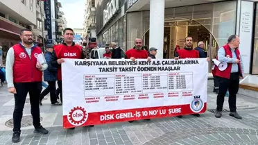 Karşıyaka'da 400 bin TL alacağa 750 TL gıda kartı