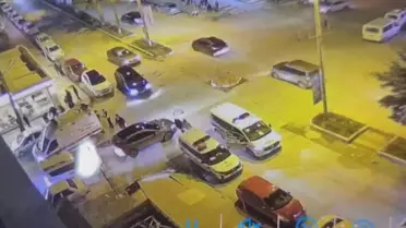 Merzifon'da Motosiklet-Otomobil Kazası