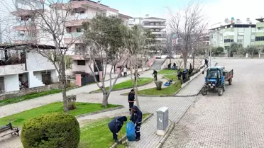 Nazilli'de parklar bahara hazırlanıyor