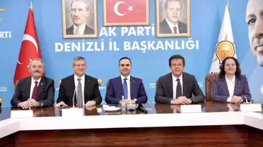 Sanayi ve Teknoloji Bakanı Mehmet Fatih Kacır Denizli partilileriyle bir araya geldi