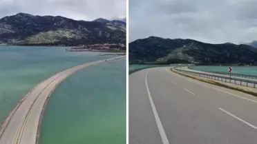 Sular altında kalmıştı! İşte Yeni Antalya-Konya Karayolu'nun son hali