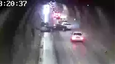 Amasya'da Tünelde Kaza: 1 Yaralı