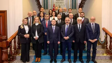 Türkiye Basın Federasyonu'ndan Adalet Bakanı Akın Gürlek'e ziyaret