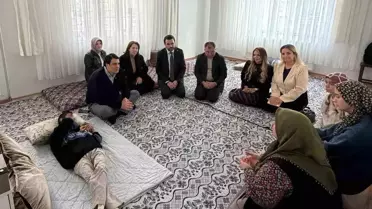 Yılmaz'dan çocuklara moral ziyareti