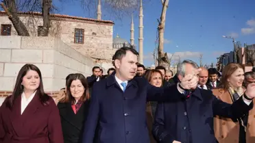 Bakan Kurum, Selimiye Camii'ni Ziyaret Etti