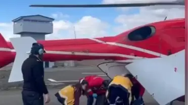 Karla Kaplı Yolda Diyaliz Hastası Helikopterle Kurtarıldı