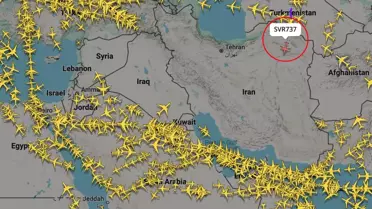 Dünyanın konuştuğu görüntü! Radarlar bu uçağı takip etti