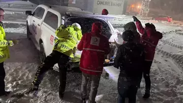 Tokat'ta Kar Yağışı: Sürücüler Mağdur Oldu