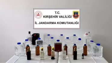 Kırşehir'de 50 Litre Kaçak Alkol Ele Geçirildi