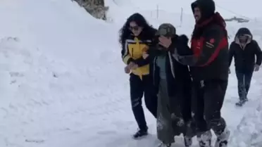 Karla Kapanan Yolda Zor Anlar