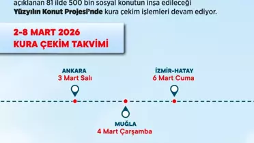 Konut Projelerinde Kura Heyecanı Başlıyor